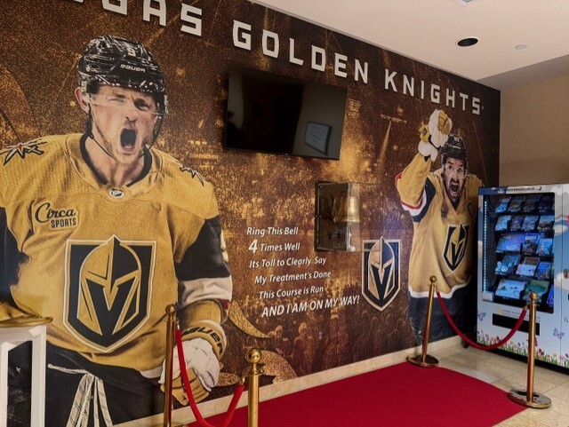 The Golden Bell at Cure 4 The Kids Foundation, made possible by the Vegas Golden Knights