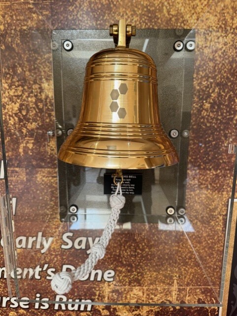 The Golden Bell at Cure 4 The Kids Foundation, made possible by the Vegas Golden Knights